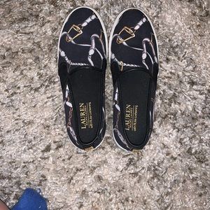 Ralph Lauren horseshoe slip on shoes